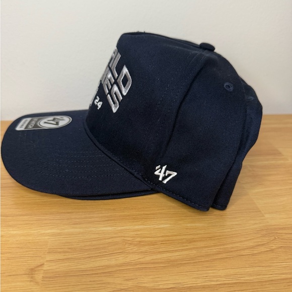 New York Yankees '47 Brand 2024 World Series Hitch Navy Adjustable Snapback Hat - Picture 2 of 4